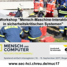 Erfolgreicher 4. Workshop Mensch-Maschine-Interaktion in sicherheitskritischen Systemen Erfolgreicher 4. Workshop Mensch-Maschine-Interaktion in sicherheitskritischen Systemen