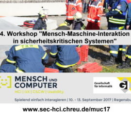 Erfolgreicher 4. Workshop Mensch-Maschine-Interaktion in sicherheitskritischen Systemen