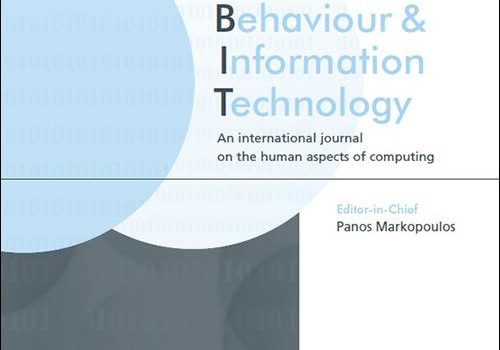 Christian Reuter appointed as Associate Editor of the Journal Behaviour & Information Technology (BIT)