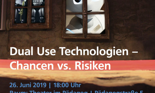 Rückblick: DenkRaum 2/19: Dual Use-Technologien – Chancen vs. Risiken Rückblick: DenkRaum 2/19: Dual Use-Technologien – Chancen vs. Risiken