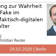 Konferenz „Wahrheit und Fake im postfaktisch-digitalen Zeitalter“ in der Gedenkstätte Berlin-Hohenschönhausen – Vortrag zu „Technische Unterstützungsansätze für den Umgang mit Fake News“ Konferenz „Wahrheit und Fake im postfaktisch-digitalen Zeitalter“ in der Gedenkstätte Berlin-Hohenschönhausen – Vortrag zu „Technische Unterstützungsansätze für den Umgang mit Fake News“