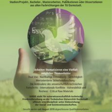 Ausschreibung: IANUS-Preis 2022 für naturwissenschaftlich-technische Friedens- und Konfliktforschung Ausschreibung: IANUS-Preis 2022 für naturwissenschaftlich-technische Friedens- und Konfliktforschung
