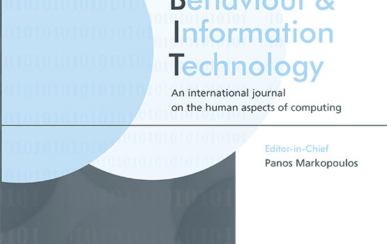 Usable Security and Privacy with User-Centered Interventions and Transparency Mechanisms – Special Issue in Journal Behaviour & Information Technology (BIT) published