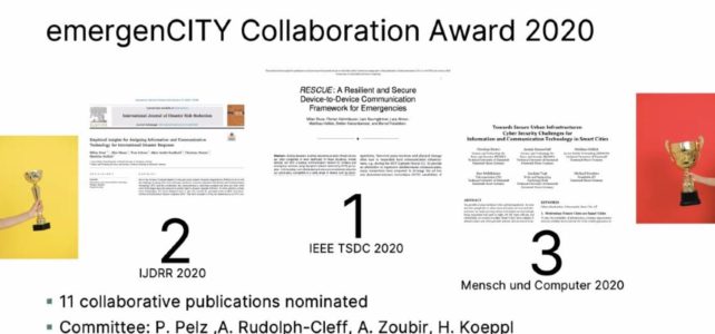 PEASEC 2x erfolgreich beim emergenCITY Collaboration Award 2020 PEASEC 2x erfolgreich beim emergenCITY Collaboration Award 2020