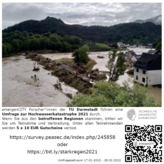 emergenCITY Umfrage zur Hochwasserkatastrophe 2021 – 5 x 10 EUR Gutscheine zu gewinnen