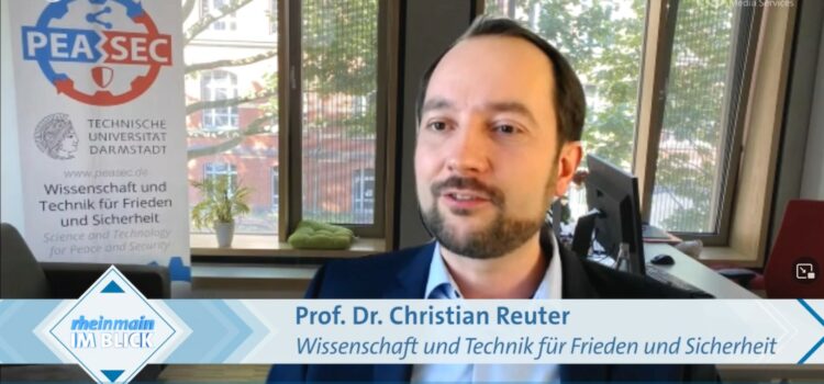 rheinmainTV: Prof. Christian Reuter im Gespräch zu Cyber-Kriegsführung