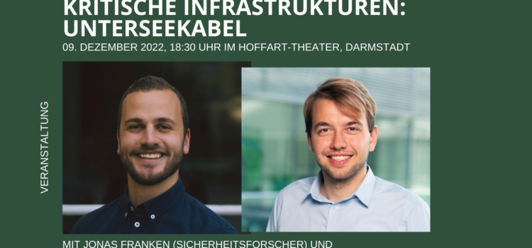 Öffentliche Podiumsdiskussion mit MdB Philip Krämer und Jonas Franken am 09.12.2022 in Darmstadt