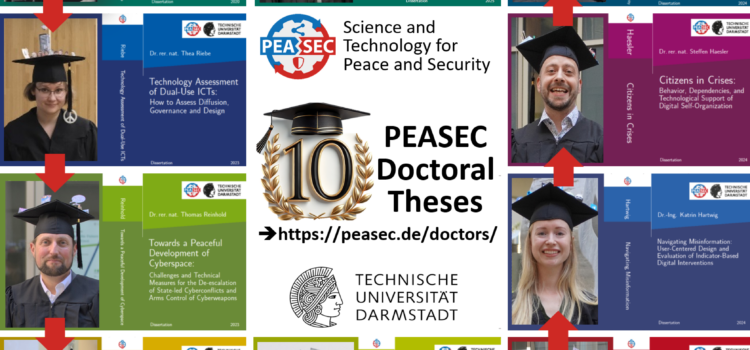 Celebrating 10 Completed Doctoral Theses at PEASEC!